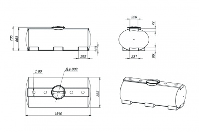 Емкость ЭВГ 750л в Иркутске